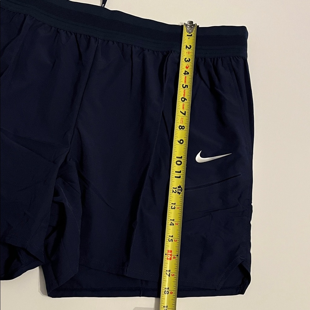 Nike Tennis Mens XXL Court Slam Dri-Fit 6" navy blue dri-fit HM6740 2XL NWT $90 - Picture 7 of 10